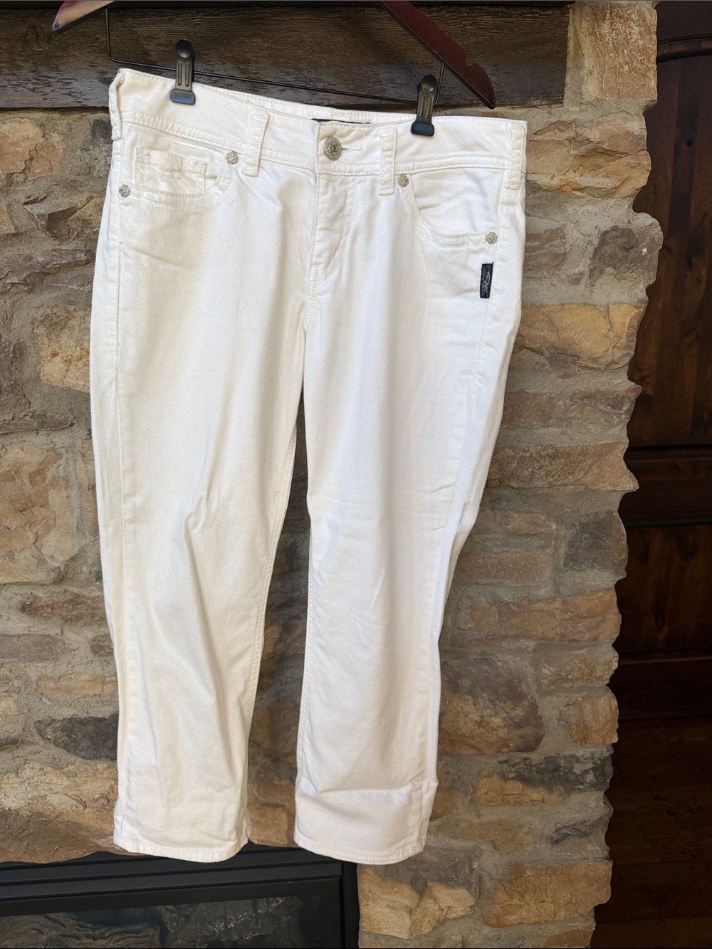 Silver Suki Jean Capris